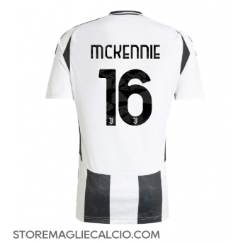 Juventus Weston McKennie #16 Maglia Gara Casa Repliche 2024-25 Maniche Corte